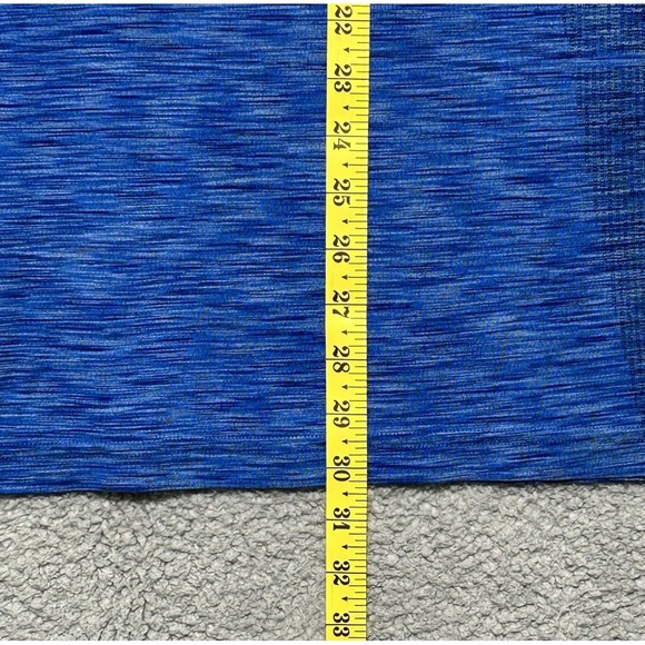 Under Armour Threadborne Shirt‎ Mens M Blue Performance Heatgear Heather - Picture 7 of 10